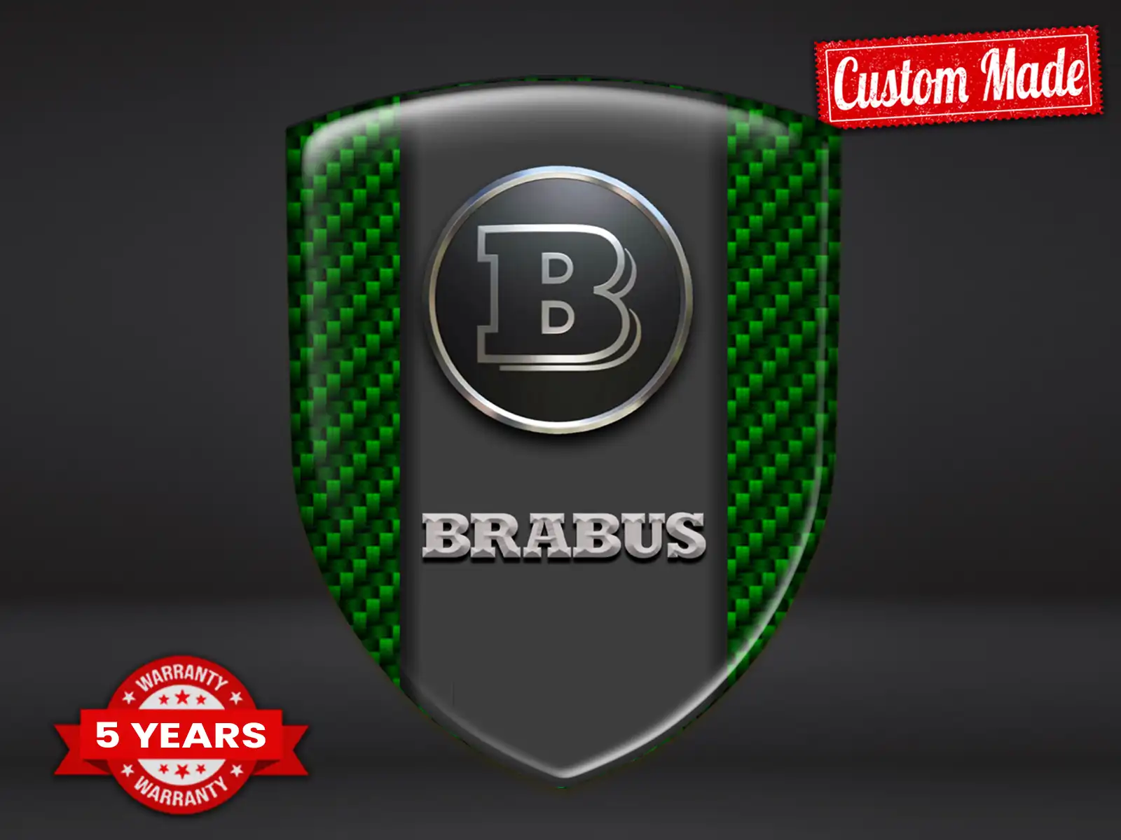 Brabus Heckscheibenaufkleber Trucks Stil Limitiert Robust